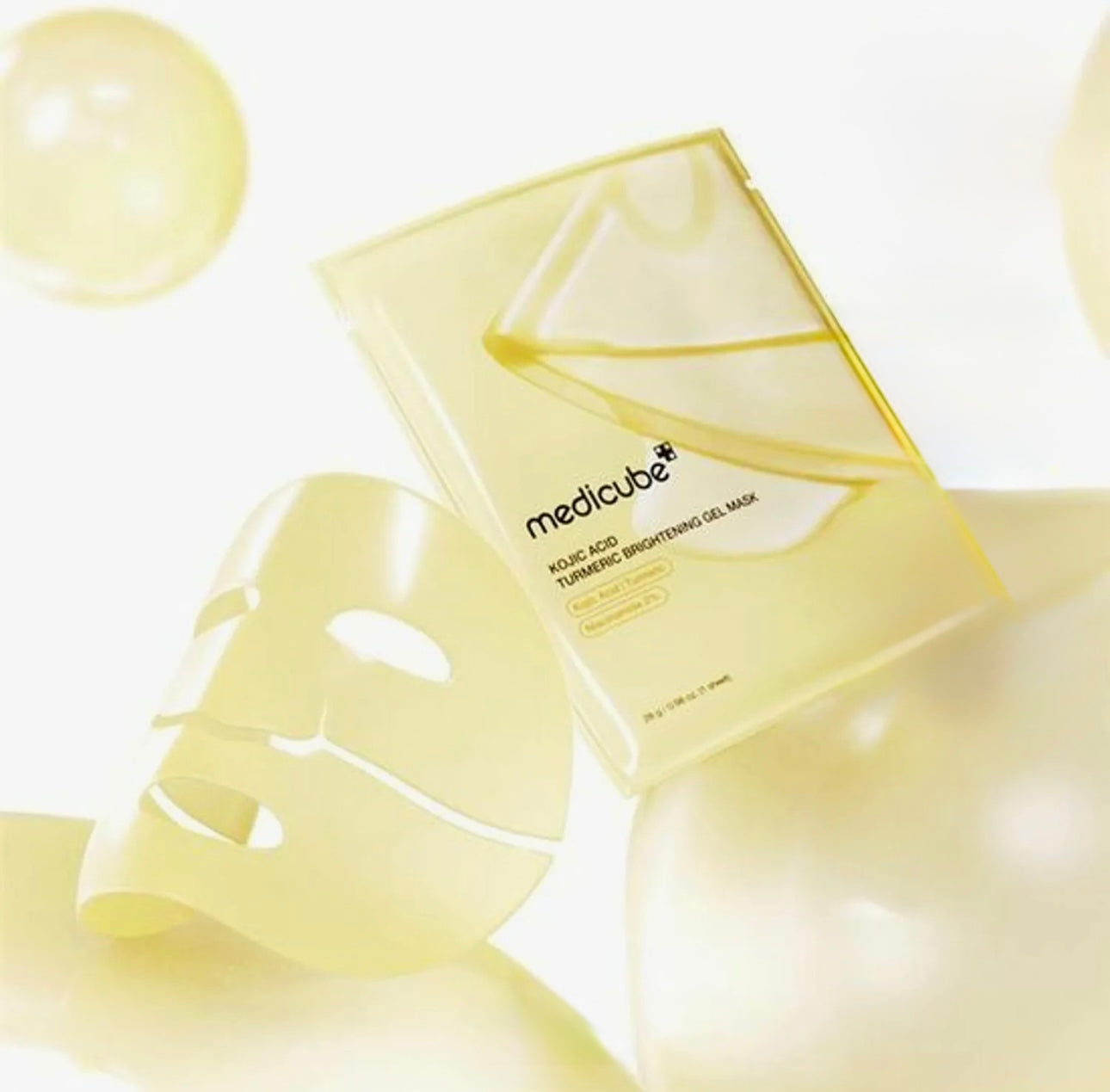 Medicube Kojic Acid Turmeric Brightening Gel Mask Sheet (4ea)