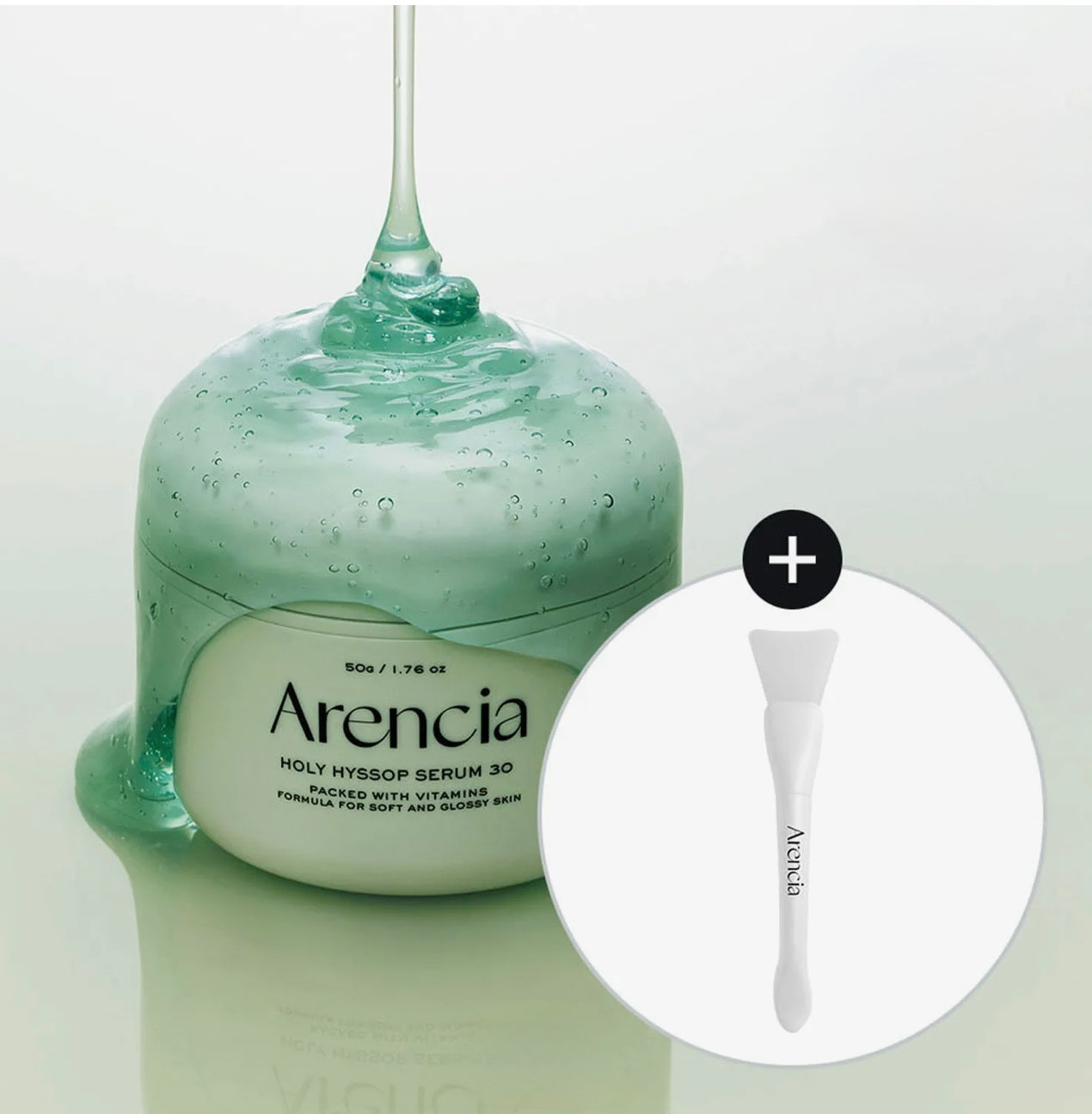 Arencia Holy Hyssop Serum 30 – with Spatula Pack Brush